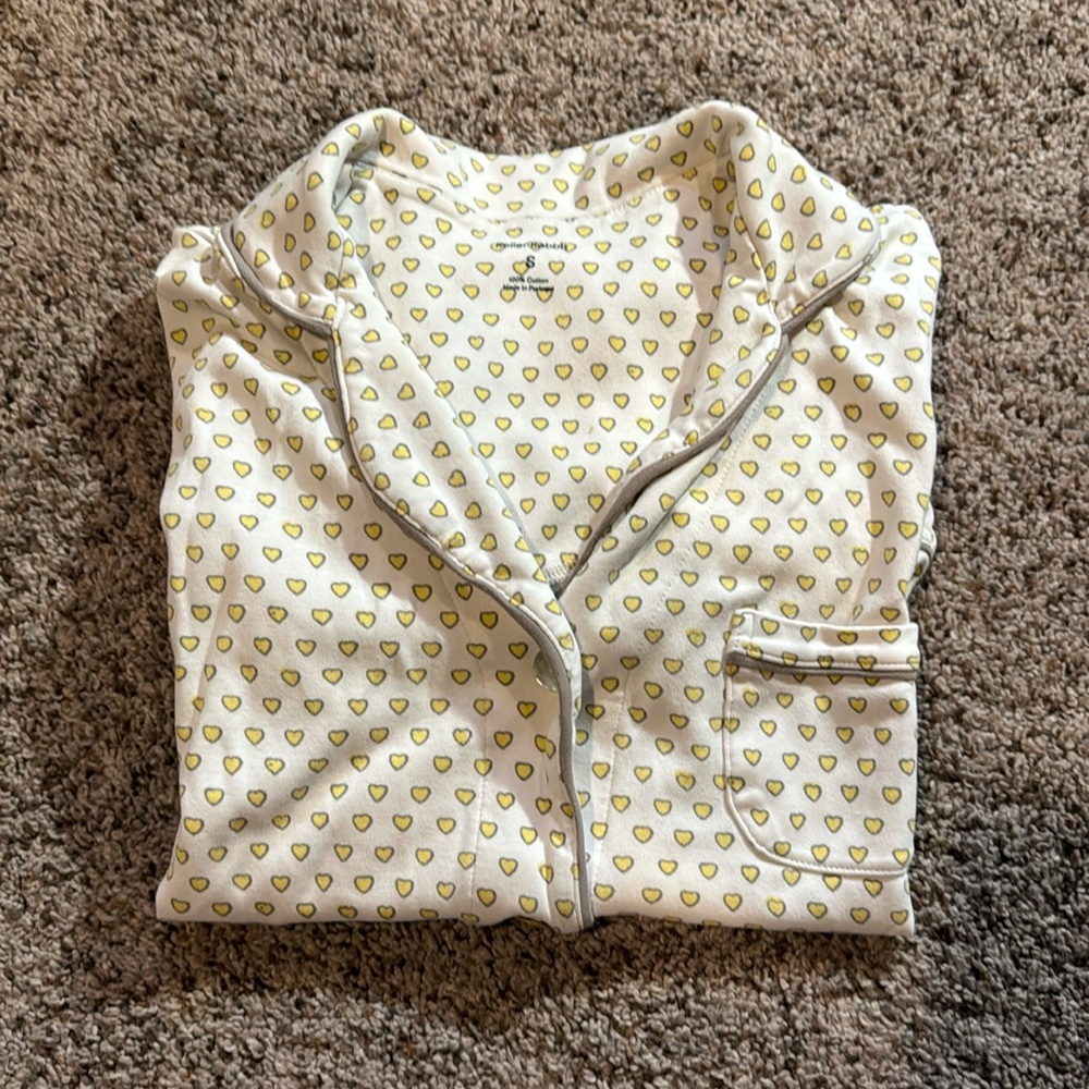 Roller Rabbit Yellow Heart Pajamas